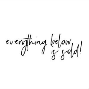 Everything past this point is sold